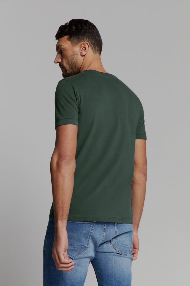 T SHIRT MET RONDE HALS 27360375 124 DARK STEEL